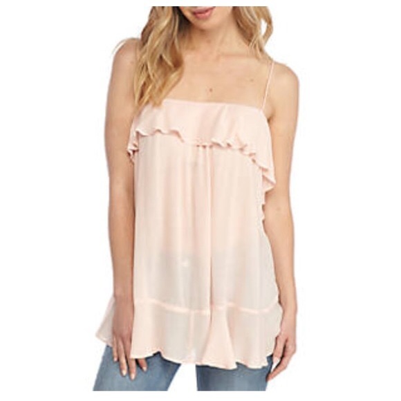 Free People Tops - Free People Intimately Flowy Ruffle Tank Blouse XS